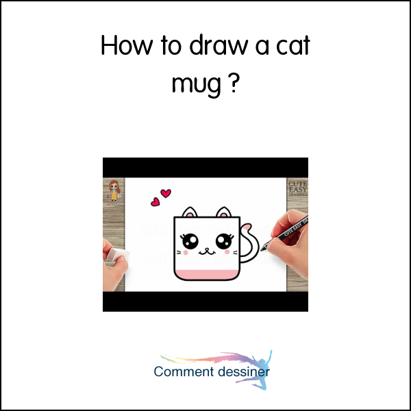 How to draw a cat mug